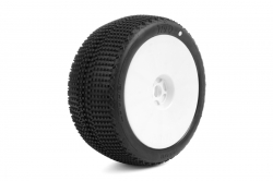 TPRO 1/8 Truggy LOOPER - ZR Super Soft T4 - nalepené, biele disky, 2 ks. TP3401ZR03T4