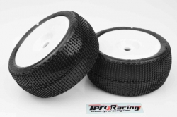 TPRO 1/8 Truggy MAGIC SQUARE - Soft T3 - nalepené, biele disky, 2 ks. TP340203T3