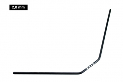 Ultimate 2,8mm zadný stabilizátor pre Mugen, Associated, Xray, 1 ks. UR1782-28