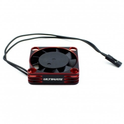 Ultra High Speed hliníkový větráček 40 mm (černo/červený)