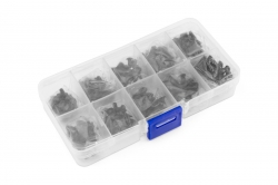 Sada čiernych skrutiek 10.9 (300ks) s krabičkou YR-SSS-300