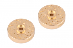 Mosadzný 53g náboj kolies pre YR 1.9 kolesa, 2ks YR-WA-039