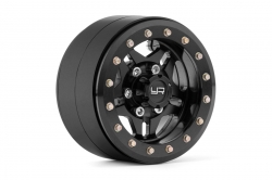 1.9 Aluminum CNC 5 Spoke Beadlock, 2ks Čierne YR-WL-0116BK