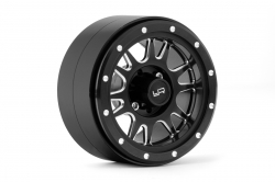 2.2 Aluminum CNC 12 Spoke Beadlock Wheel 2ks, Čierne YR-WL-0119BK