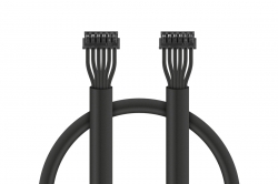 YR Senzorový kábel čierny 180mm YR-WPT-0124