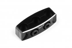 Hliníkový držiak káblov 12-14AWG, čierny YR-YA-0487BK